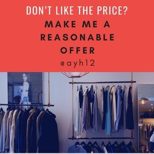 DON’T LIKE THE PRICE?